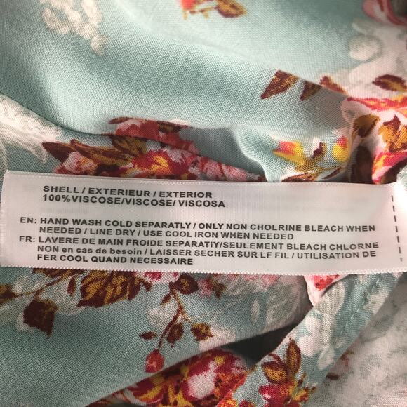 Band of Gypsy Womens Babydoll Mini Dress XS Floral Cottagecore Coquette Beachy - Picture 9 of 11